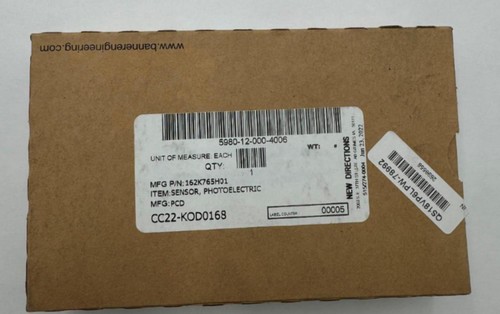 BANNER 78992 Wide Angle Photoelectric Sensor QS18VP6LPW-78992 - NEW - Picture 2 of 6