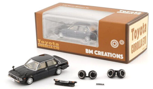 BM Creations Toyota Corolla E70 - Black - RHD 1:64 Scale Diecast Car 64B0218 - 第 1/4 張圖片
