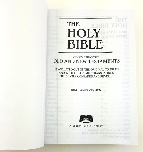 GIANT PRINT BIBLE: King James Version Trade Paperback, Large Print - Picture 4 of 13
