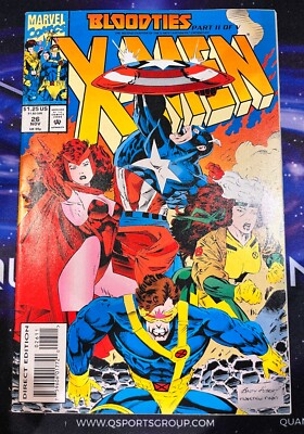 X-Men #26 (Nov 1993, Marvel Comics) Captain America Scarlet Witch Cover (W110)