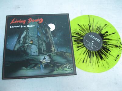 LP Living Death   Protected From Reality Limited Edition, Reissue, neon yellow 