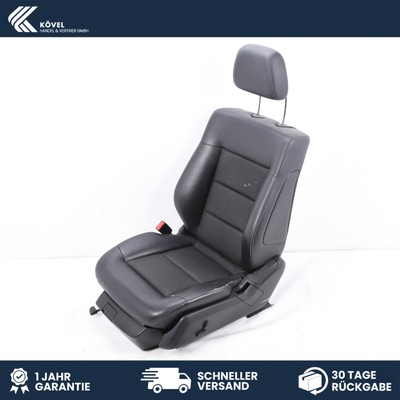Sitz vorn links Fahrersitz Leder Schwarz Mercedes Benz E-Klasse  
