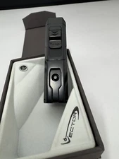 Vector Caliper - Single Large Jet Flame Torch Lighter - Black - New