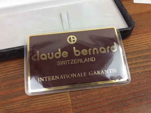 Claude Bernard Watch Box + Blank Guarantee Card + Free Post - Picture 10 of 12