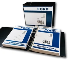 Ford 1300 1500 1700 1900 Tractor Service Repair Shop Manual Parts Catalog Binder