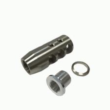 Ruger PC 1/2x28 TPI Thread Muzzle Brake Stainless Steel For 9mm