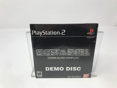 Ghost In The Shell Stand Alone Complex - Sony Playstation 2 PS2 - Demo - Sealed 