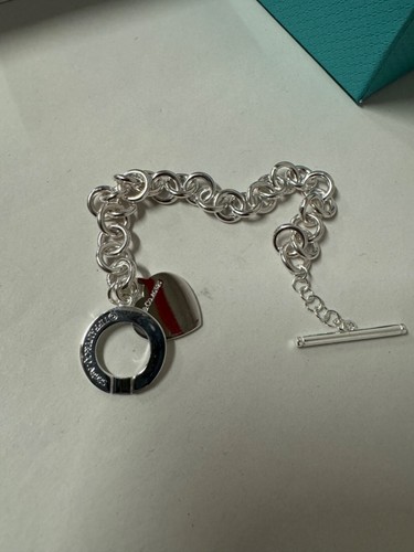 Return To Tiffany & Co. Sterling Silver 925 Armband mit Herzanhänger Neu #1 - 第 5/6 張圖片