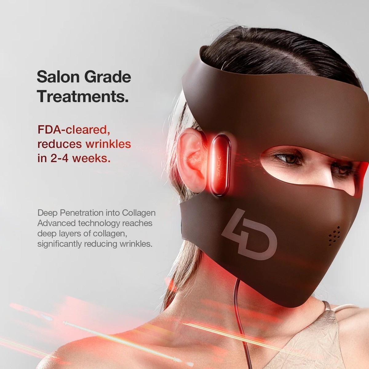 JOVS 4D Laser Light Therapy Face LED Mask BRAND NEW SEALED