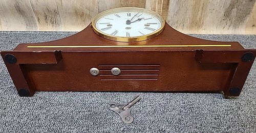Rare Sternreiter Mantel Clock Franz Hermle 340-020A Jewels Chime Estate Find Old - Picture 13 of 13