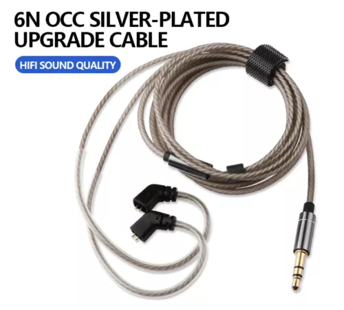 6N Occ Cable For QDC SIMGOT Weston TINHIFI AK TRN CCA KBEAR KZ In Ear Earphones