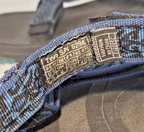 Сандалии Teva Kids Hurricane S/N 6294 размер США 3 черные/синие - Изображение 3 из 4