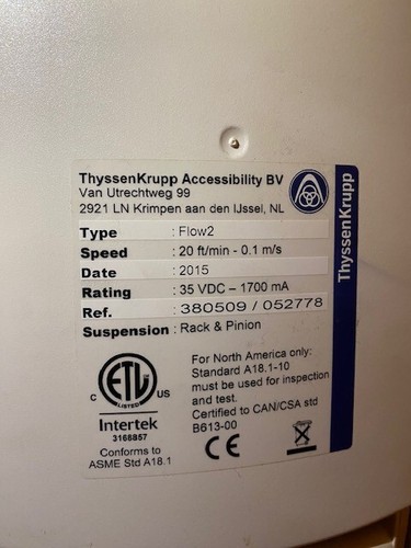 Thyssen Krupp Treppenlift Flow2 - Bild 3 von 3