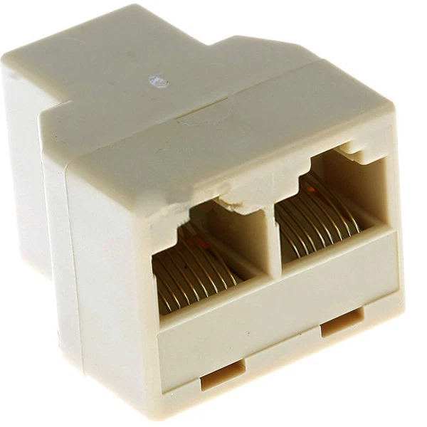 SDOPPIATORE CAT SPLITTER 5E ETHERNET RJ45 NETWORK CAVO LAN gb - Immagine 3 di 4