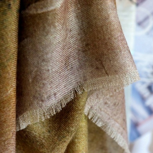 Pure Cashmere Ring Scarf Wrap Shawl Oriental Print Thin Soft Delicate 78"*39" - Bild 12 von 36