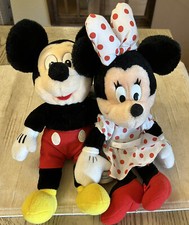 Disneyland Disney Mickey Mouse and Minnie Mouse lot Vintage Applause Plush