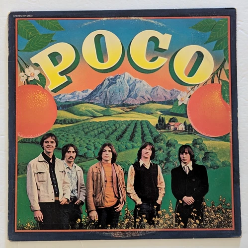POCO 1st Press 1970 SELF-TITLED Tested VG+ Sound Buffalo Springfield Eagles