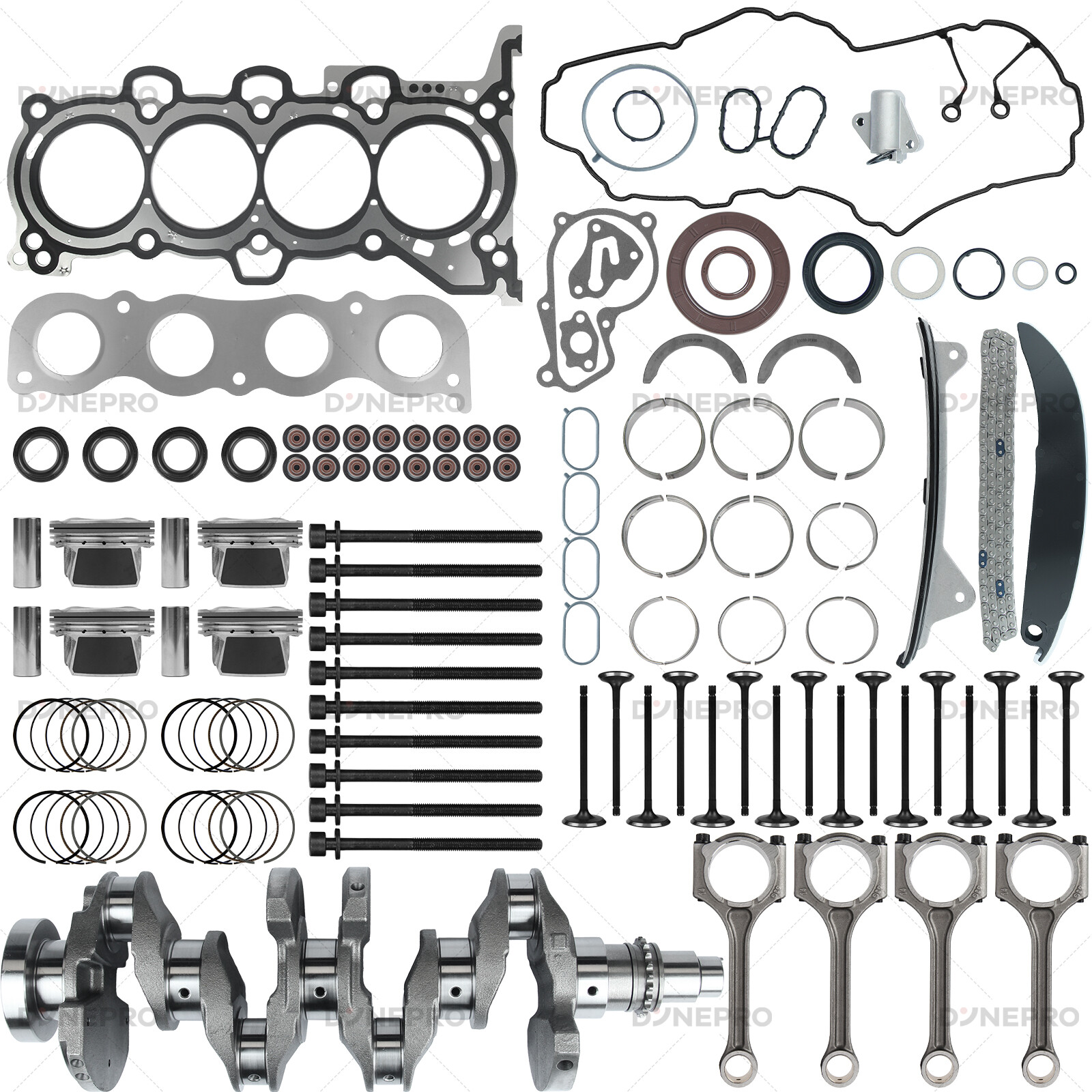 Hyundai Tucson Kia Soul Sportage 2.0L G4NC Engine Rebuild Kit 2012-2019  