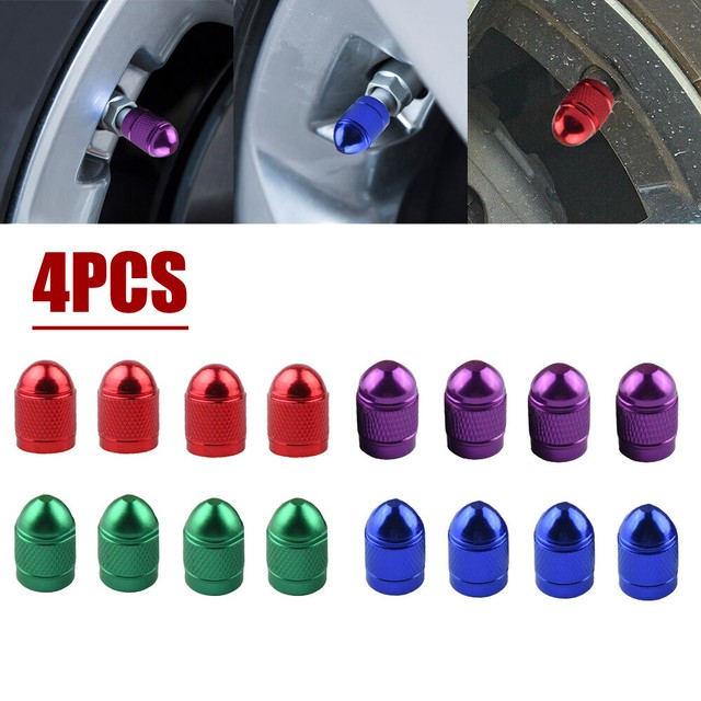 4pcs Car Truck Bike Tire Wheel Rim Stem Air Valve Caps Tyre Cover Aluminum 4pcs Car Truck Bike Tire Wheel Rim Stem Air Valve Caps Tyre Cover Aluminum