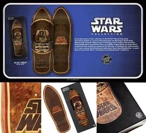 Star Wars x Santa Cruz R2-D2 Inlay Skateboard Limited Ed Star Wars x Santa Cruz R2-D2 Inlay Skateboard Limited Ed