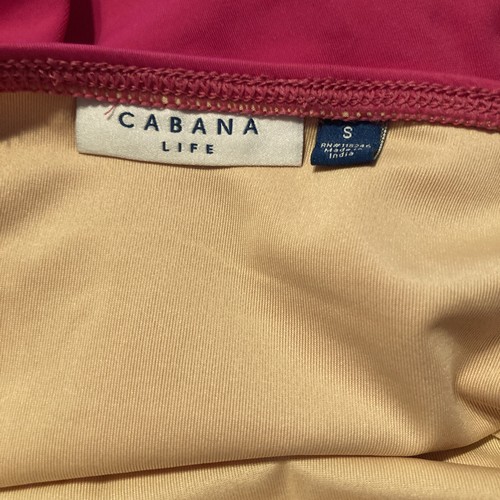 CABANA LIFE| Tulum Hot Pink Bandeau Swimsuit| Sz S - Picture 11 of 14