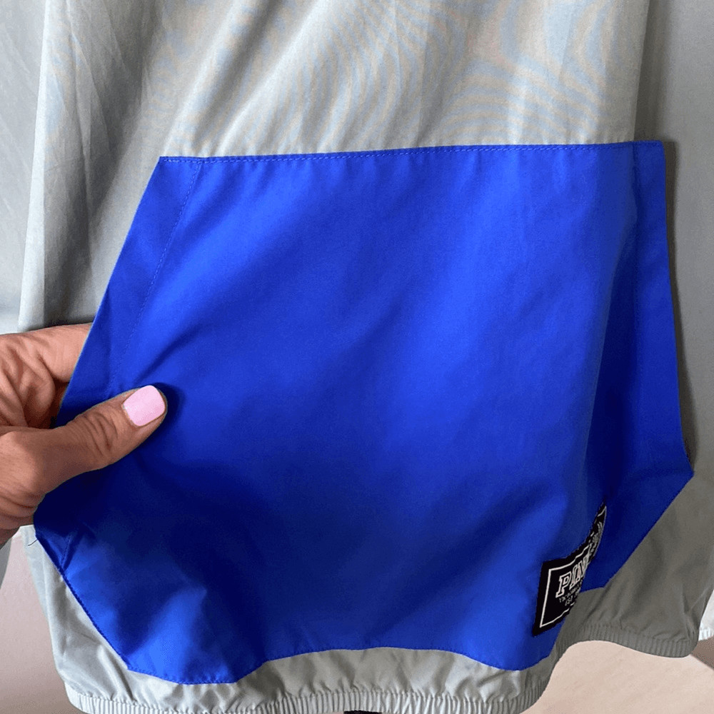 PINK Medium Pullover Lightweight Windbreaker Half… - image 4