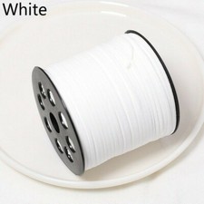 91.4m Kunst Wildleder Leder Schmuck Kordel Flach Riemen Samt Spitze Faden DIY