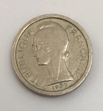 1937 FRANCE Public Telephone Token P.T.T. 18 mm