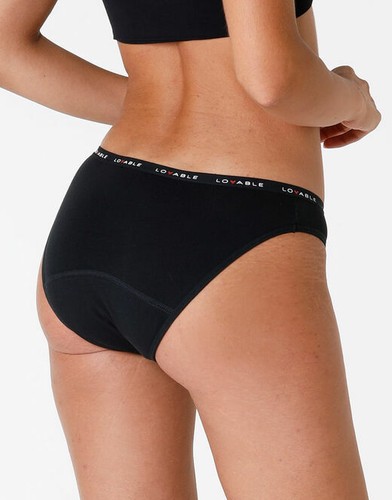 Lovable Bragas Slip Absorbente Ciclo Menstrual Generoso Algodón Lavable - Imagen 6 de 9