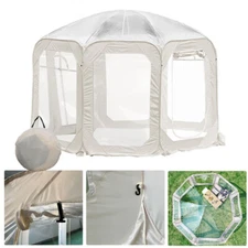 Sports Tent Instant Pop-Up Clear Bubble Shelter Weather Proof 4-6 Person