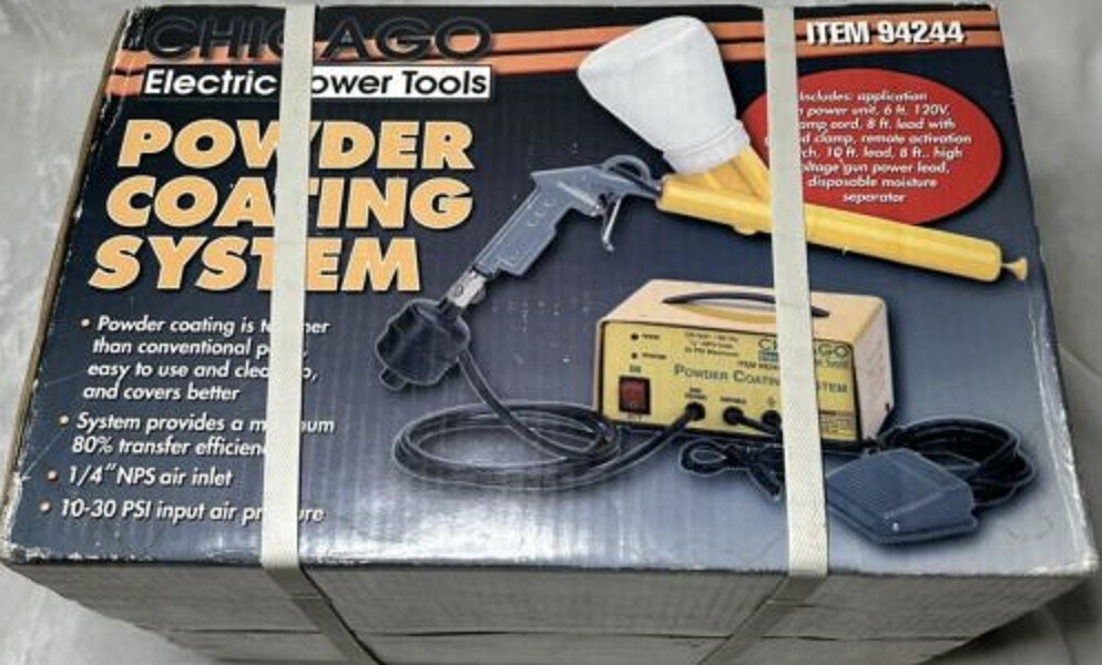 Powder Coating Sprayer Coater System Kit Uses Any Standard Powder Coat