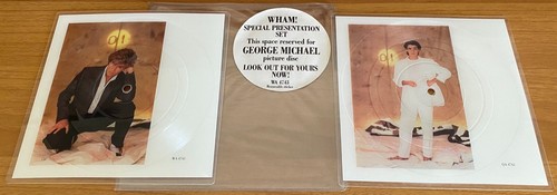 WHAM! Freedom WA & QA 4743 UK 2x 7" SINGLE PICTURE DISC SPECIAL PRESENTATION SET - 第 1/7 張圖片