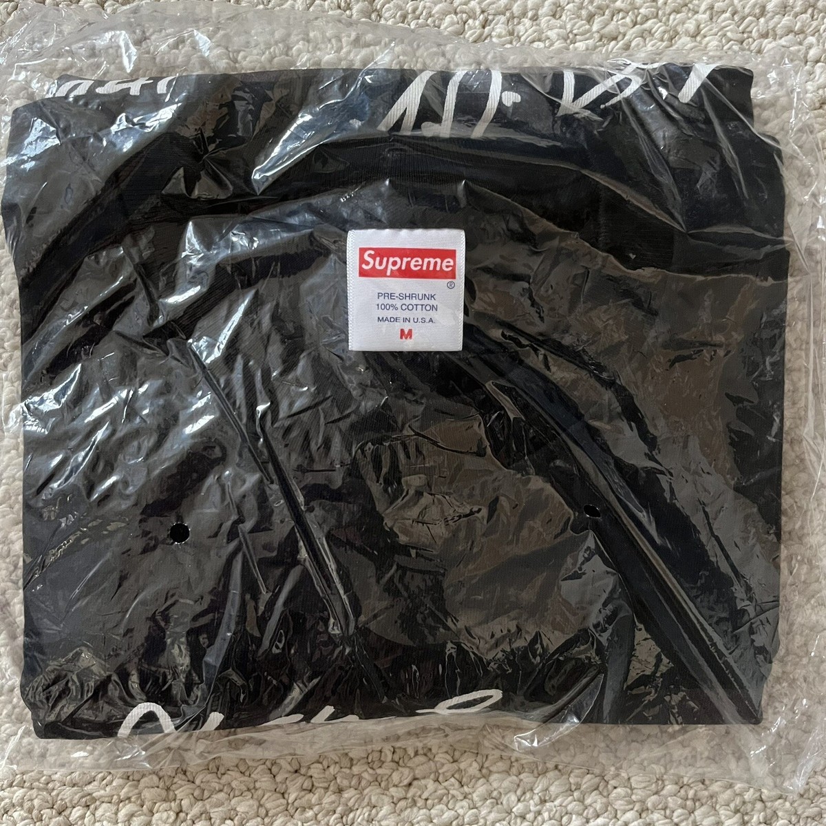 Supreme Mary J Blige Tee Black Medium FW19 New 100% Authentic