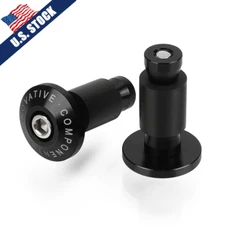 7/8'' Motorcycle Dirt Bike CNC Handlebar Grips Handle Bar End Cap Plugs Slider