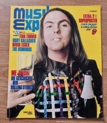 Musik Express 1/1974 + Extra's! SLADE/Rolling Stones/Tina Turner/King Crimson