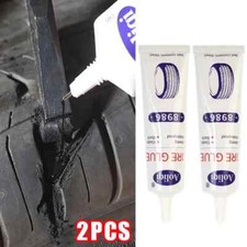 New Black Car Tire Repair Glue Liquid Strong Rubber Wear-resistant Non-Corrosive