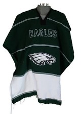 Poncho Philadelphia Eagles Jorongo Sarape Poncho Artesanal 2025 Invierno