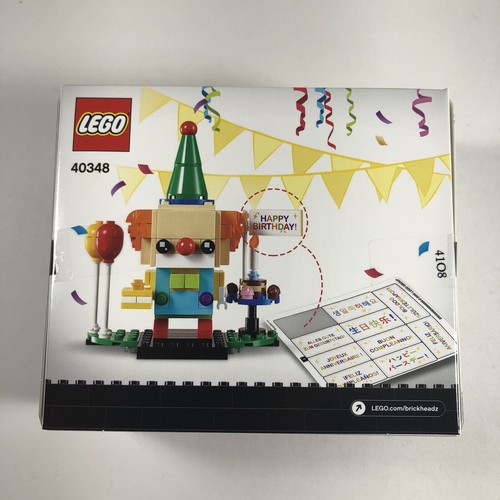 LEGO BrickHeadz 92 40348 Clown Compleanno Nuovo Sigillato - Foto 3 di 6