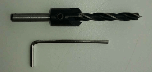 Wood drill with countersink depth stop wood spiral drill with centering tip - Picture 3 of 10