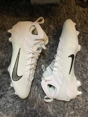 Size 13 Nike Men's Huarache 9 Elite LAX Lacrosse Cleats 'White' FD0088-101 New