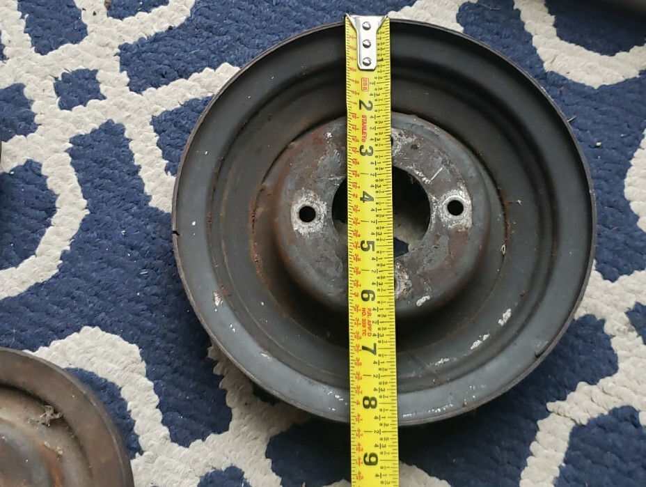 Cadillac 368 425 472 500 Crank Water Pump Pulleys Eldorado Deville