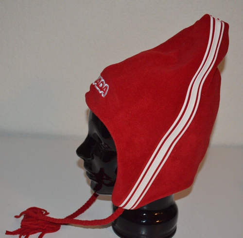HBC Equipo Olímpico Canadiense Canadá Gorro Polar 2006 Borlas Aviator Trapper - Imagen 2 de 6