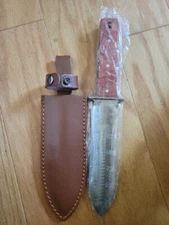 Berry&Bird Hori Hori Japanese Garden Knife Weeding&Digging Tool W/Leather Sheath