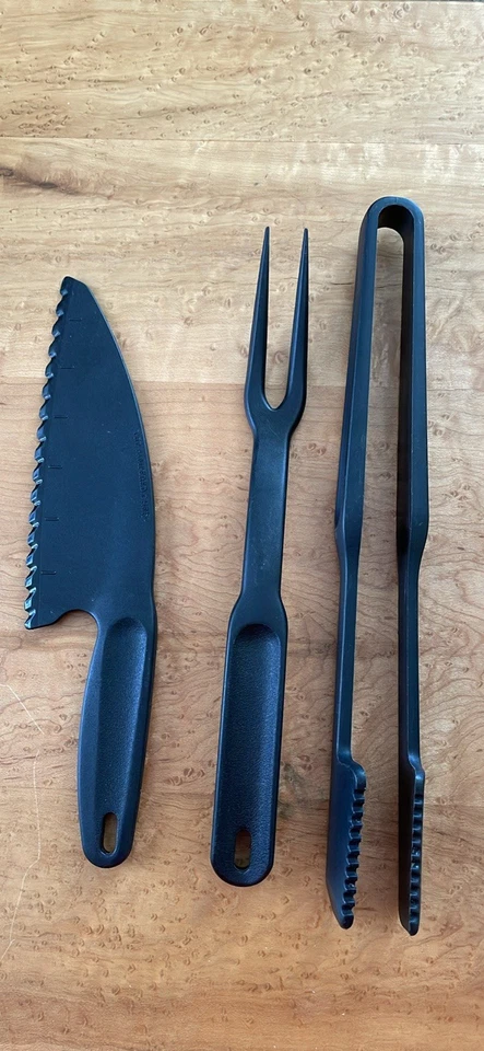 Pampered Chef LOT of 11- Black Nylon Masher Knife Tongs Spatula Spoon & More USA - Image 2 of 4