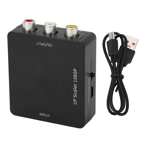 HD To AV Converter HD Multimedia Interface To AV Video Converter Splitter 10 NEW - Afbeelding 3 van 12