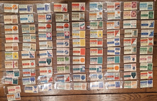 (91) 1940 Rochester Transit Corp. Weekly Passes/Tickets