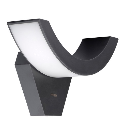 LED Außenleuchte Lima 10W IP54 warmweiß | Außenlampe Anthrazit Wandleuchte 230W