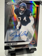 2024 Panini Prizm #53 Jimbo Covert Silver Prizm Auto HOF Class Of 03’ Bears