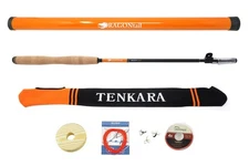 DRAGONtail MIZUCHI zx340 Zoom Small Stream 3 Length Tenkara Rod Furled Line Kit