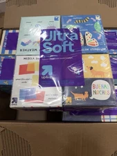 Up&up Ultra Soft Facial Tissue CASE OF 24 BOXES brand New 